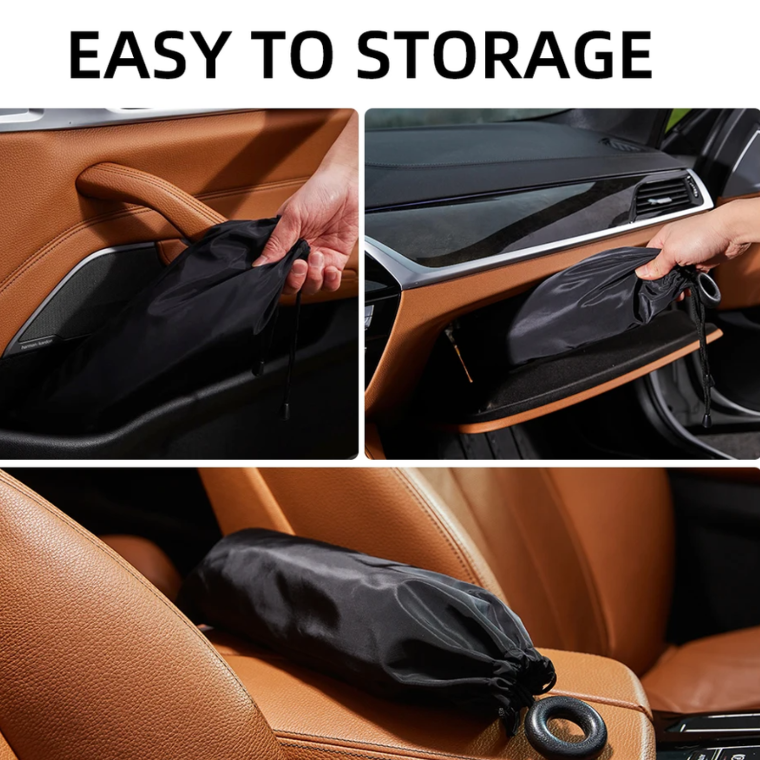 Parasol Plegable para Parabrisas de Coche – Protección Solar UV y Anticalor Compacta