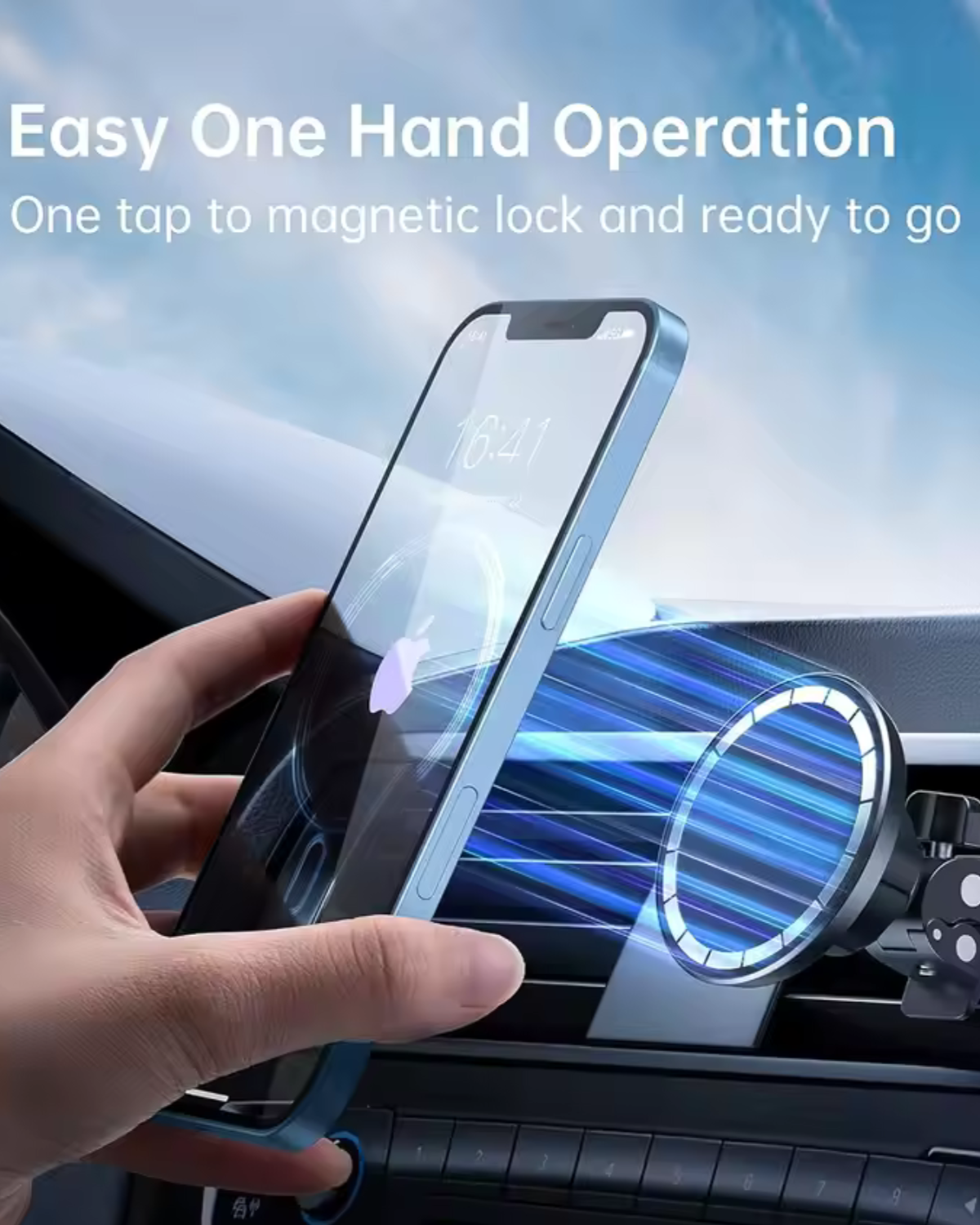 Soporte magnético para teléfono de coche, carga inalámbrica, anillo Magsafe, soporte para coche para iPhone 14, 13, 12 Pro Plus